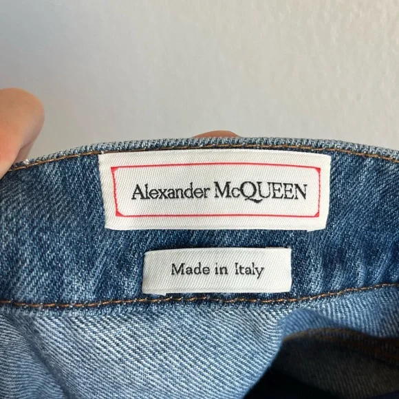 Alexander McQueen Blue Denim Maxi Skirt size 44 EU - Picture 6 of 11